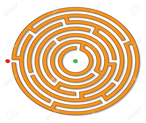 Labyrinth maze puzzle game screenshot